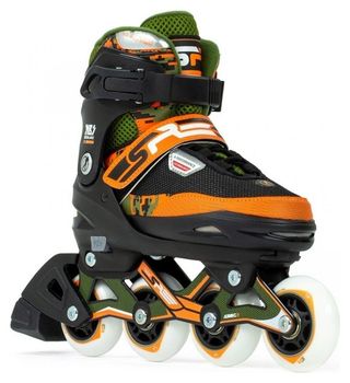 Ролики SFR Pixel green-orange, Зелено-оранжевый, 33-37