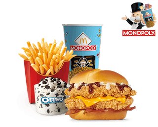 Menú Completo McCrispy BBQ & Bacon Doble