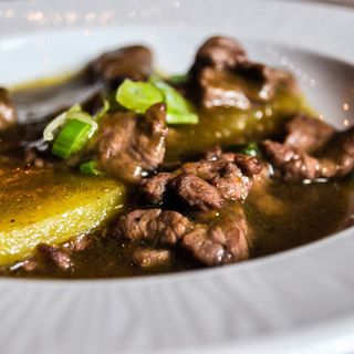 Manzo al curry verde