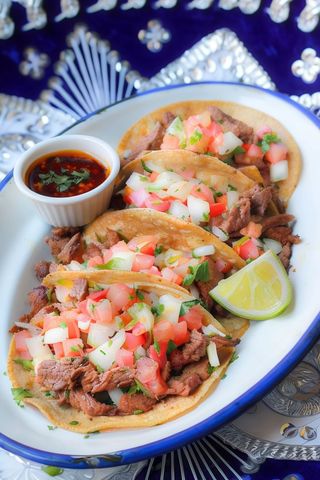 Tacos De Carne Asada (4 Uds.)