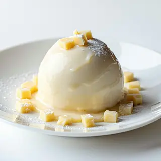 Tartufo al cioccolato bianco