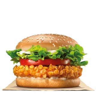 Hamburguesa de Pollo con Patatas Fritas