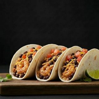 Taco soft z krewetkami