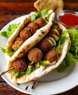 Kebab wegetariański duży