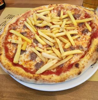 Pizza de Batata Frita