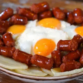 Huevos Rotos Con Chistorra
