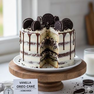Ванилова торта с орео (200г)