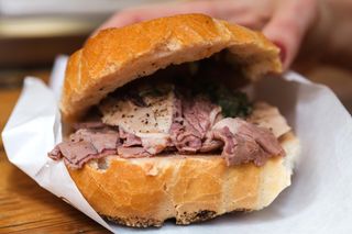 Panino con lampredotto