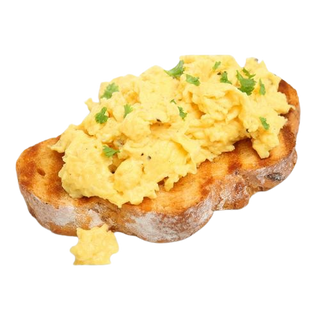 Huevos Revueltos Con Pan Tostado
