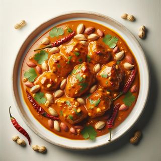 Chiken peanut butter masala
