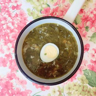 Борщ зелёный со щавелем