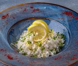 Orez cu lamaie si verdeata 