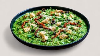 Зелено ризото с пиле
