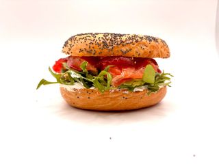 Bagel De Salmón Marinado En Casa