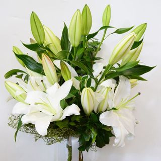 Buchet 5 crini imperiali Albi