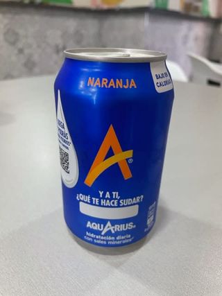 Aquarius Naranja lata 330ml.