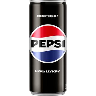 Pepsi нуль цукру з/б 0.33 л