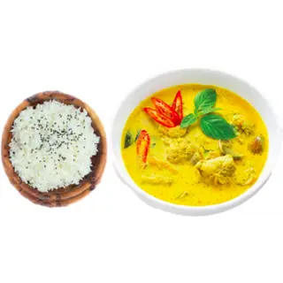  PLAT CURRY VERT ET ROUGE   BOEUF