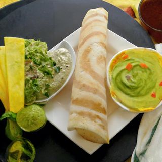 Ghee Roast Dosa - Crispy