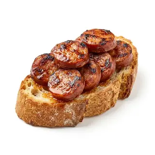 Montado De Chorizo A La Plancha