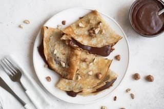 Crêpe con nutella bianca