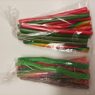 Regaliz Rellena brillo o azúcar 