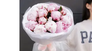 Bukiet Pure Peony 15 kwiatów