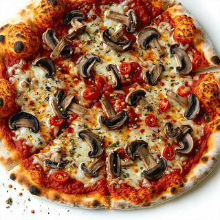Pizza ai funghi trifolati maxi