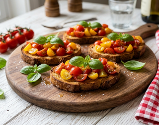 Bruschetta Con Tomatitos