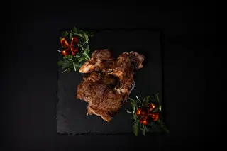 Ceafă de porc la jar