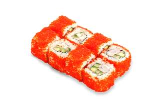 Рол Каліфорнія з креветкою в ікрі (200г)