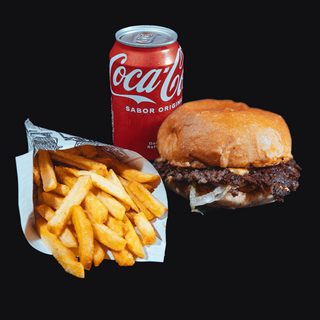 Menu Double Beef Smash Burger