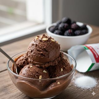 Кето сладолед - шоколад