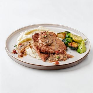 Fole de veau sauce champignon