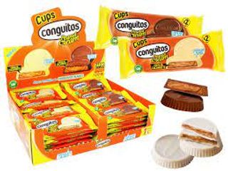 Cup Blanca 36 grs con crema de cacahuete