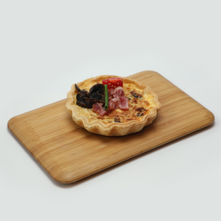 Հավի քիշ սնկով և բեկոնով