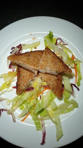 121. Toast di gamberi