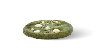 Ciasteczko matcha z kawałkami białej czekolady