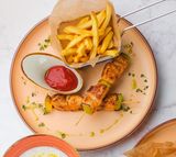 Куриный шашлычек с фри