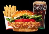 Menu hamburguesa crispy+ patatas +refresco