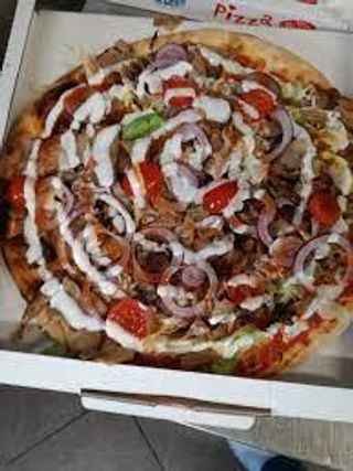 Pizza kebap completa