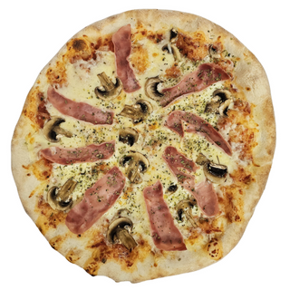 Pizza Jamón y Champiñones