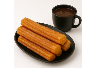 PORCIÓN DE 4 PORRAS + CHOCOLATE