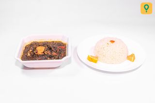 Sauce Feuille + Riz Blanc