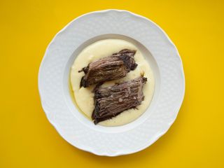 Brasato di manzo con purè di patate