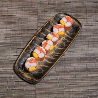 Rouleau de Printemps Saumon Mangue - 6 Pcs