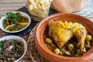 Tajine Poulet avec Frites petit