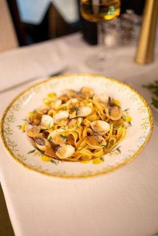 Tagliatelle cu vongole si porcini