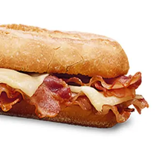 Bocadillo De Bacon Con Queso