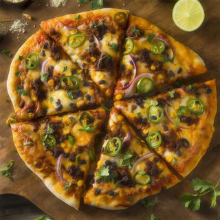 Pizza Jack Daniel´s cremosa de masa madre